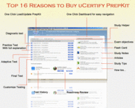 uCertify -  Practice Test for Exam 70-297 - 100+ Questions screenshot